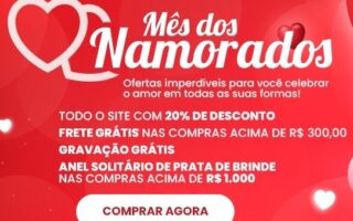 Promo Mês dos Namorados Fábrica das Alianças