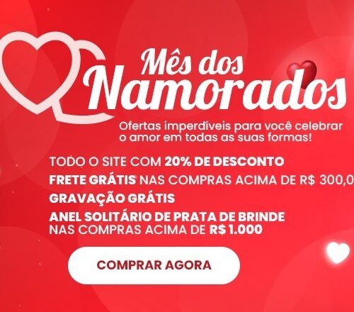 Promo Mês dos Namorados Fábrica das Alianças